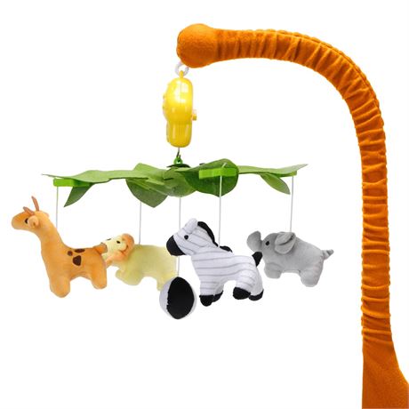Mobile Bébé Musical Rotatif CUTE STONE avec Bras & Boîte à Musique