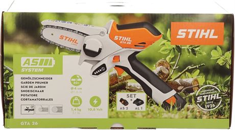 Scie bois Stihl GTA 26 sans fil batterie AS2 + chargeur AL1