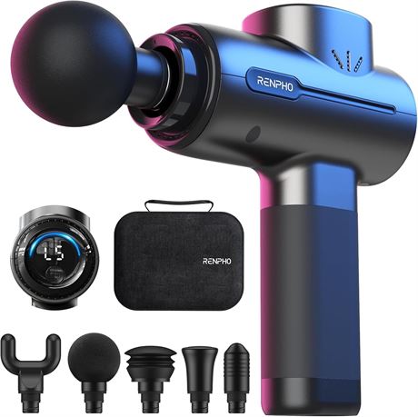 RENPHO Pistolet de massage   percussion, masseur  lectrique portable,  tui