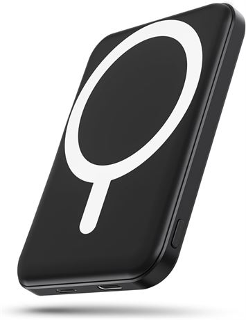 Podoru Mag-Safe Power Bank 5000mAh Magnetic Battery Pack, USB-C, 20W