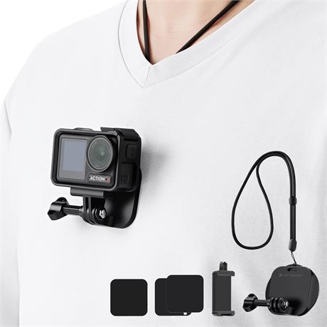 K&F Concept Magnetic Chest Mount for GoPro Hero 9-13, Osmo Action TW08