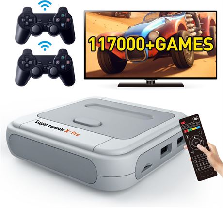 Kinhank Super Console X PRO Retro Console 117000+ Games 4K TV Output