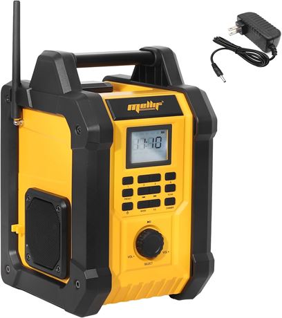 Mellif Jobsite Radio Speaker Compatible with DeWalt 20V MAX Battery IPX54