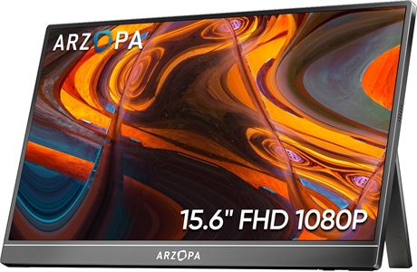 Moniteur Portable ARZOPA 15.6” FHD USB-C HDMI PC Mac Xbox PS5