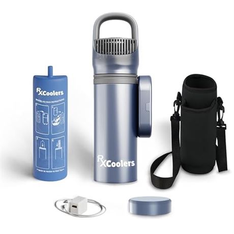 RXCOOLERS MAX Auto Shut Off Medicine Travel Insulin Cooler