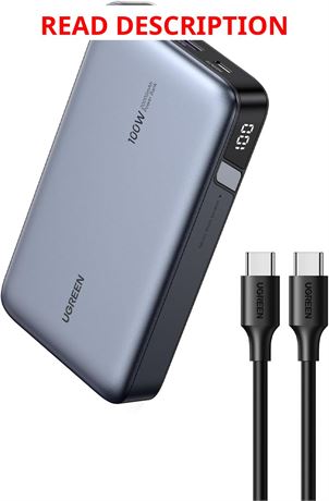 UGREEN 20000mAh 100W Power Bank Nexode USB-C PD Fast Charge with Display