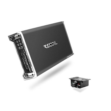 Recoil RED1800.5 Car Amplifier, 5 Channel, 1800W, Remote Bass Knob