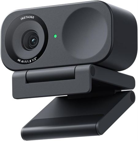 Insta360 Link 2C webcam 4K HDR auto-cadrage micro IA Zoom Teams
