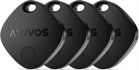 ATUVOS 4 Balises Tracker pour Clés et Valises, Compatible iOS