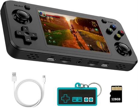 R36H Retro Handheld Console   128GB, 20k+ Preloaded Games, 3.5" IPS