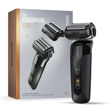 MANSCAPED The Chairman PRO Foil Shaver with Two Blades