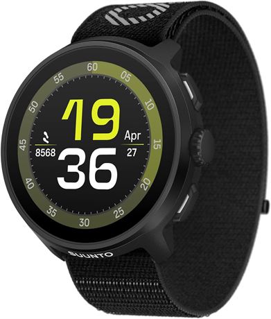 SUUNTO Run GPS Watch, 1.32" AMOLED, 12D Battery, HR/Sleep, 4GB Music