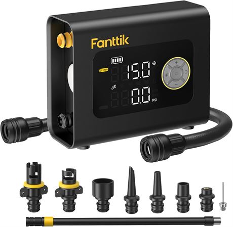 Pompe SUP Fanttik X9 électrique 75PSI rechargeable avec powerbank