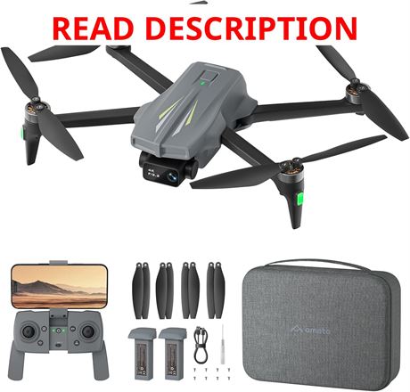 Ameta 4K GPS Drone with Camera S20 for Adults, Auto Return