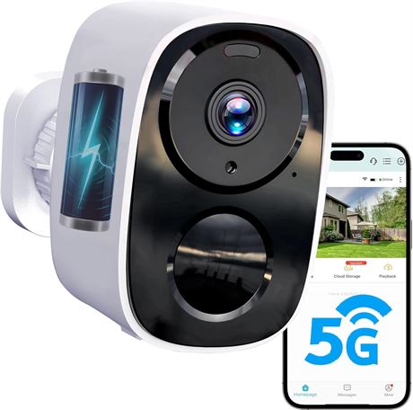 Cam ras de s curit  sans fil 2K 2025 pour ext rieur, stockage cloud, IA