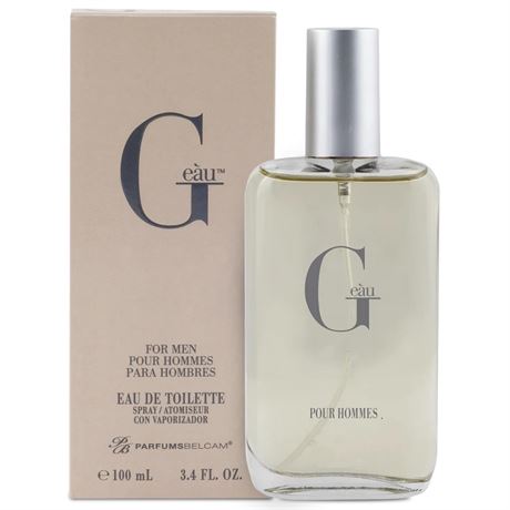 PB Parfums Belcam G Eau de Toilette for Men - 3.4 Fl oz, Woody Citrus