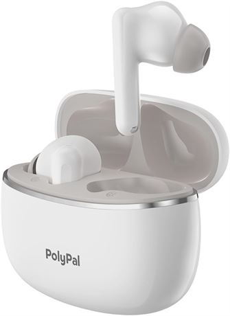 Polypal P1 AI Translation Earbuds, 138 Languages, iOS & Android