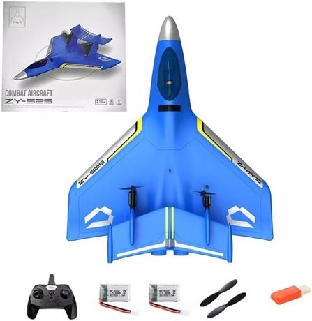 DYODYORC RC Plane – 2CH Gyro Water Takeoff Remote Jet – Blue
