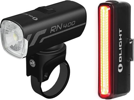 Olight RN400 Bike Headlight and Seemee30C Taillight USB-C Rechargeable Set