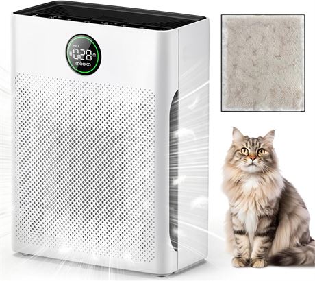 MOOKA Air Purifier for Home, Large Room up to 2200 sq ft, PM2.5