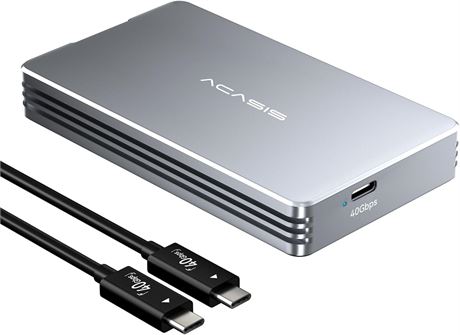 ACASIS 40Gbps M.2 NVMe Enclosure USB4 Tool-Free B+M Key