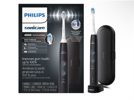 Philips Sonicare ProtectiveClean 4500 Electric Toothbrush HX6820/60 Black