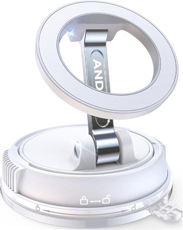 ANDERY Car Phone Holder for MagSafe 360  Mount, 2400gf Magnetic, White