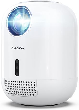 PR350 Mini Projector with 5G WiFi 6, Bluetooth, Native 1080P, iOS/Android