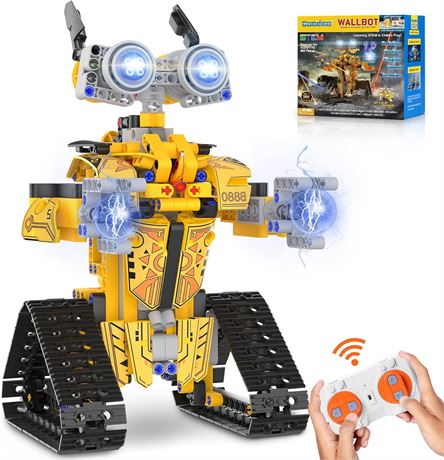 Stem Projects for Kids: Remote Control Robot with App, 468 Pieces, Ages 8-12