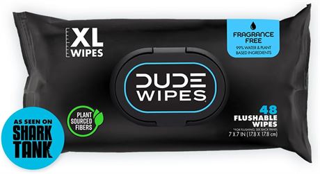 DUDE Wipes Flushable Wipes Dispenser, Pack of 1