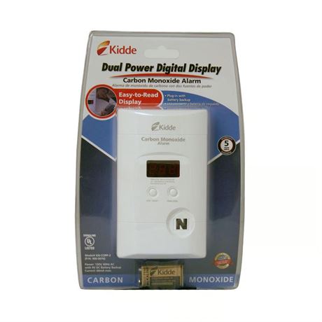 Kidde Nighthawk Plug-In CO Detector with Battery Backup (Electrochemical)