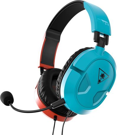Turtle Beach Recon 50 Gaming Headset with 3.5mm   Red/Blue for Switch, Xbox