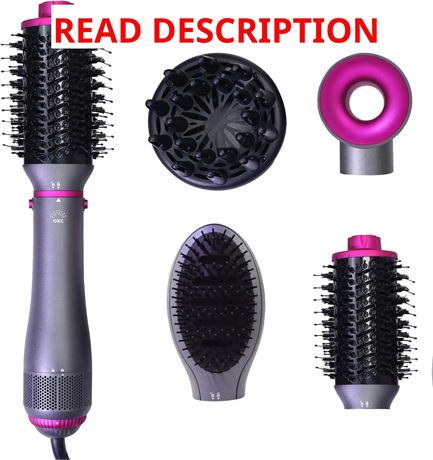 Brosse Soufflante 4-en-1 Sèche-Cheveux Lissage Boucles Volume Salon