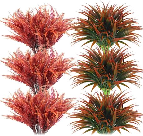 Crowye Lot de 40 fleurs artificielles résistantes UV, déco maison, mariage