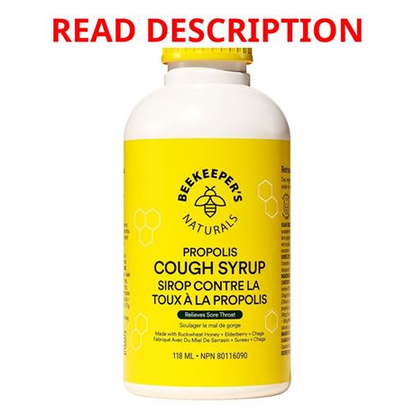 Sirop Toux Propolis Beekeeper’s Naturals 118ml