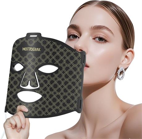 Red Light Mask, 850nm NIR & 660nm Red Light for Face, Portable