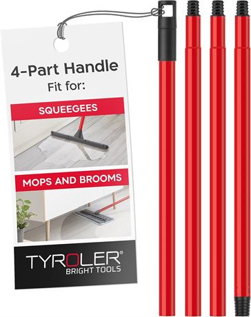 Tyroler Bright Tools Stainless Steel 4-Piece Handle, Durable for Home or Work