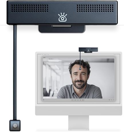 Pro HD 4K Webcam Eye Contact Noise Cancel USB