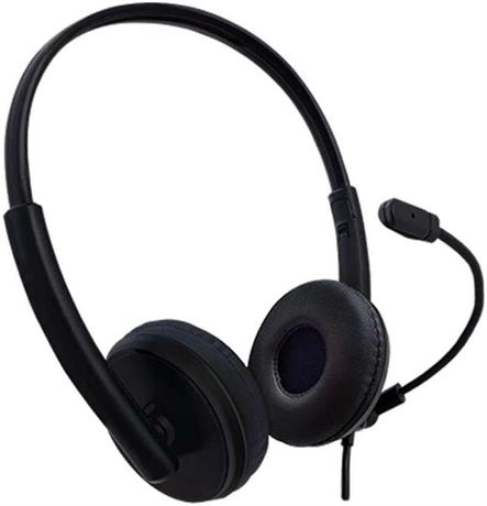 USB Noise-Cancelling Headset for Home, Work, Center, Call Centers