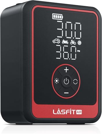 LASFIT CR1 Pro Tire Inflator Air Compressor 150 PSI with Digital Gauge
