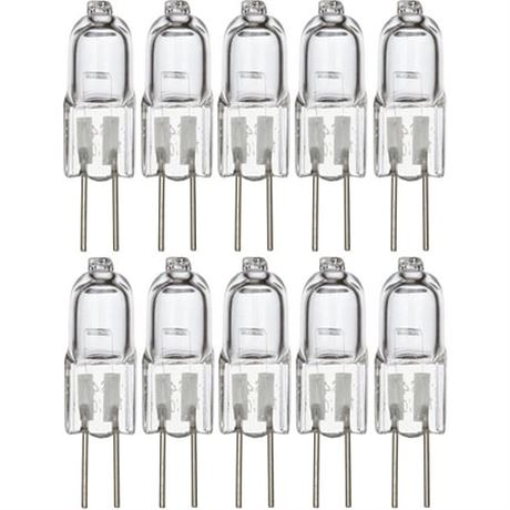 Simba Lighting Halogen G4 T3 10W 120lm 12V Bi-Pin JC 2700K, 10-Pack