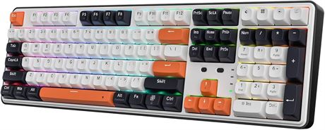 Redragon K689 PRO Clavier sans fil RGB, 104 touches + 4, m canique