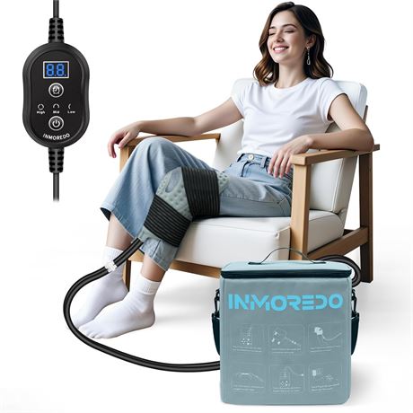 Cold Therapy Knee Machine After Surgery, System with Compression Pad