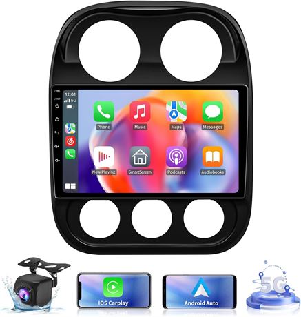 5GWiFi Car Stereo for Jeep 2010-2016, 10.2" Touchscreen