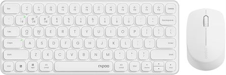 RAPOO 9010M Wireless Keyboard & Mouse Multi-Device, 2.4GHz/Bluetooth 5.0