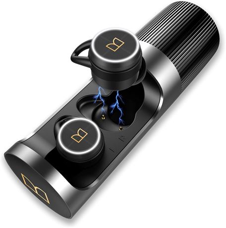 Écouteurs Monster Clarity Bluetooth 5.0 avec boîtier de charge étanche