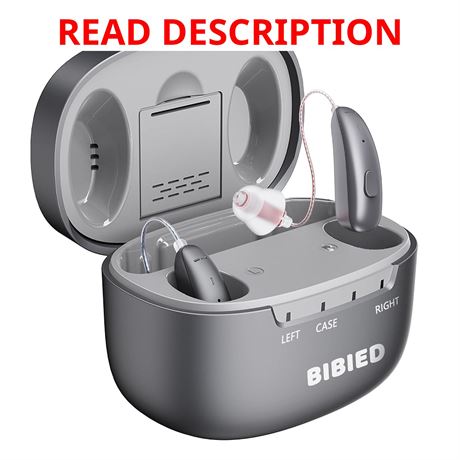 OTC Hearing Aids Rechargeable, Smart Noise Reduction, Nearly Invisible