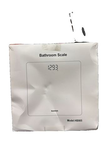 Homebuds Balance digitale de salle de bain, 400lb/182kg, bleu