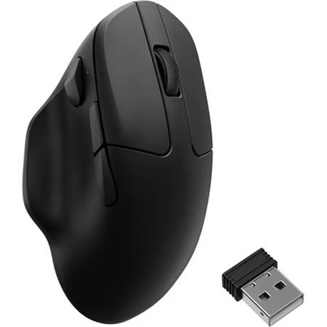 Keychron M7 8K Wireless Mouse, 2.4G/Bluetooth/Wired, PAW3950, Black