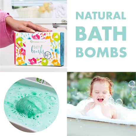 Kids Bath Bomb Natural Bubble Bath Bombs